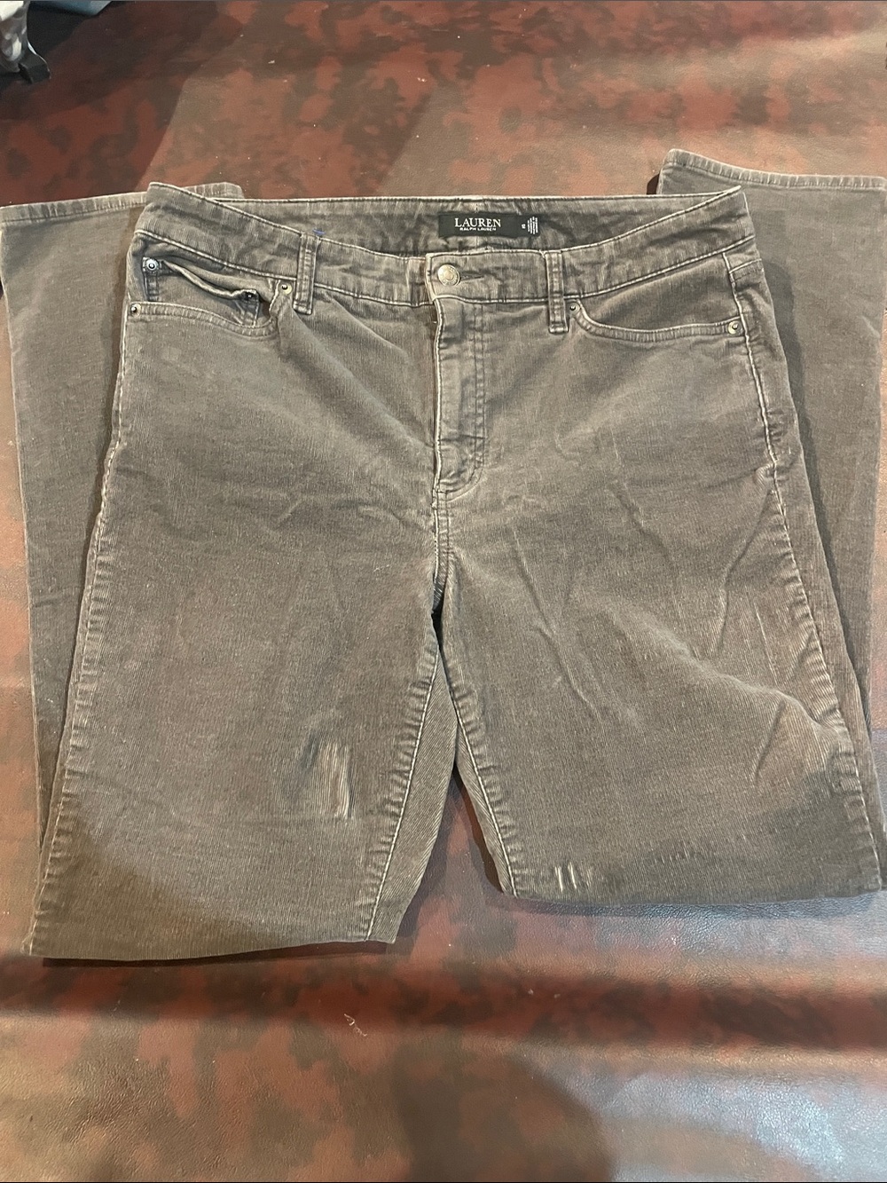 Lauren Ralph Lauren Women’s Corduroy Pants in Gray